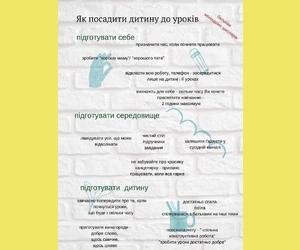Як посадити дитину до уроків