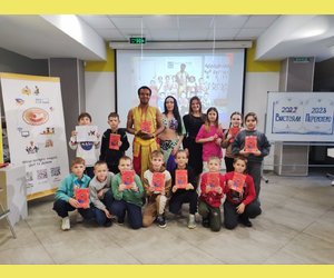 Захід в бібліотеці Свічадо з 4-в класом. 